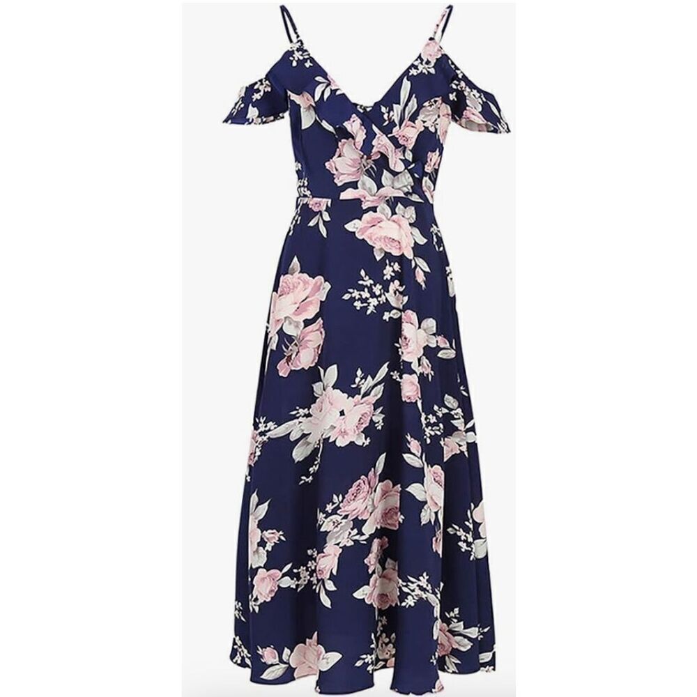 NEW PopReal Mommy and Me Floral Midi Dress “Mom Medium”